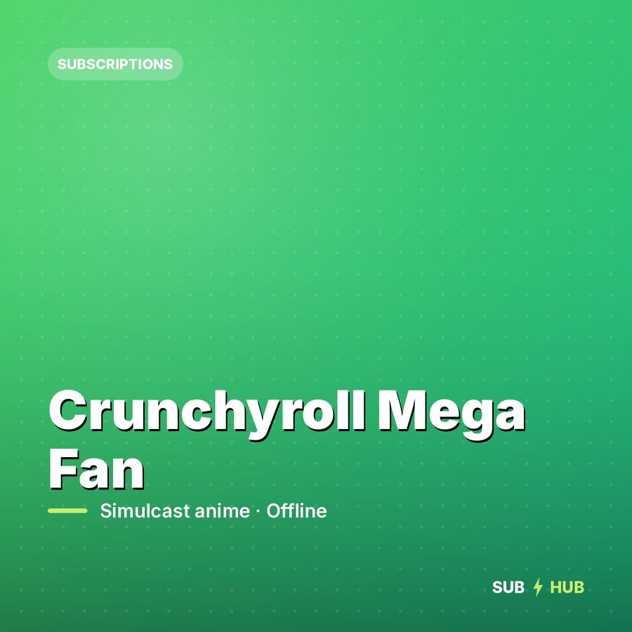 Crunchyroll Mega Fan