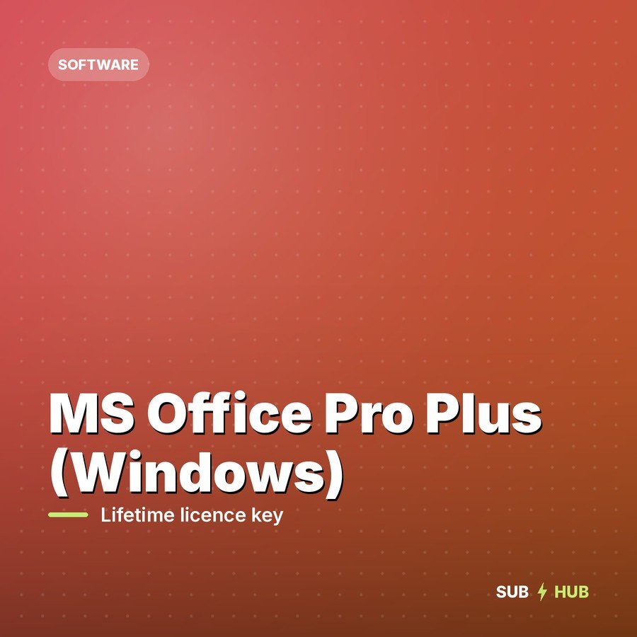 MS Office Pro Plus (Windows)