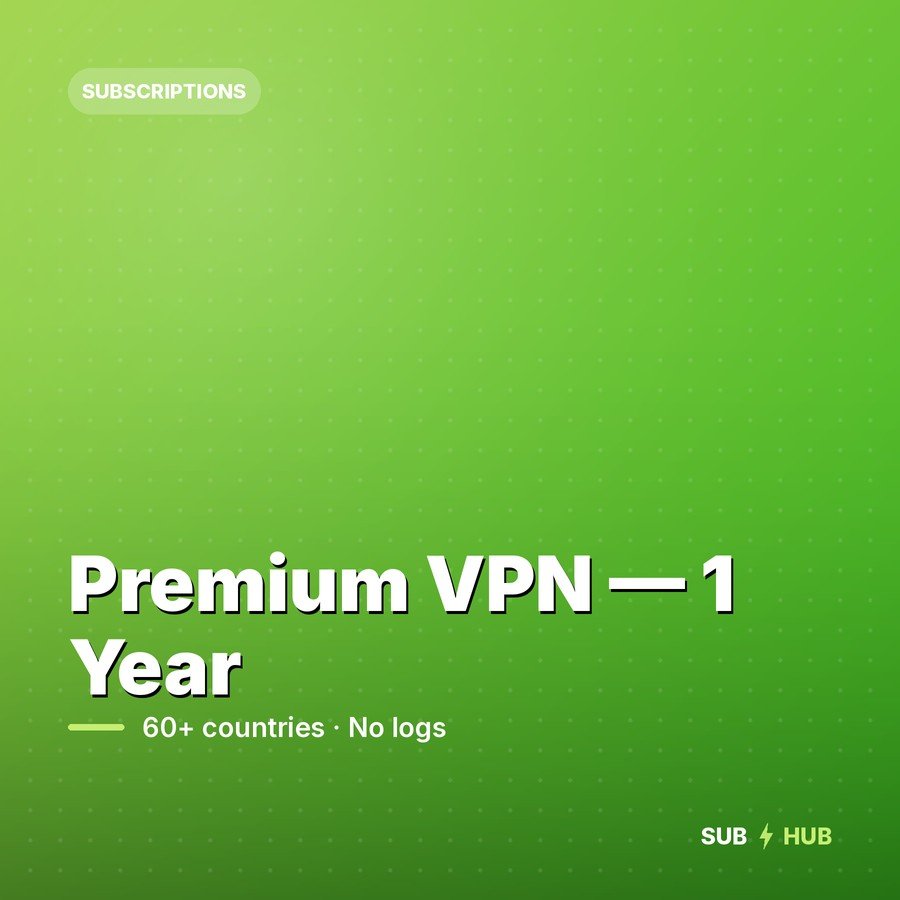Premium VPN — 1 Year